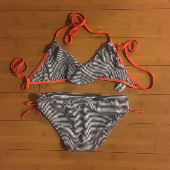 Striped Bikini - Picture 2 of 3